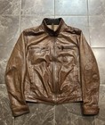 Dolce Vitalli Brown Leather Jacket Women’s Size L — photo 1