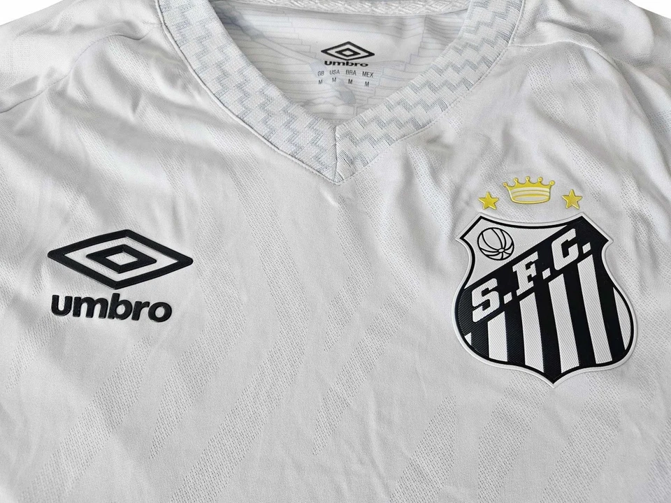 Umbro FC Santos Heimtrikot 25 26 Blanco Sfc Home Jersey Brasil Fan Camisa M-3XL - Imagen 4 de 4