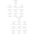 2 Pieces Clear Orchid Pot Pots Nursery Baskets Root Control Flowerpot