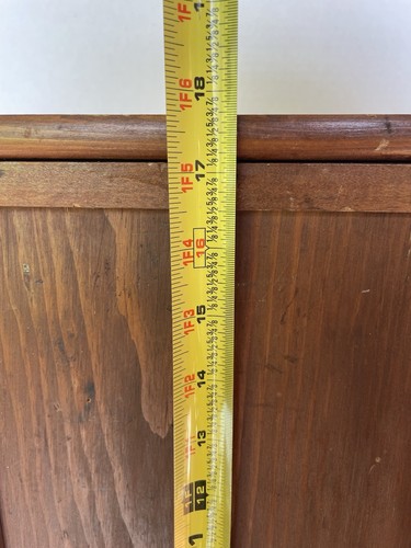 Antiker Holzschrank Französische Provinz Traditionell Kleine Nachttisch Puppe - Bild 3 von 8