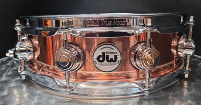 DW Collectors Polished Copper 14x4'' Zoll Snare Drum USA / Kupfer DRVP0414SPC