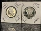 1995-S X2 Silver Proof Washington Quarters  Ultra-Deep White & Black Cameo