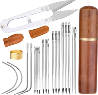 Leder NäHset Ledernadeln 23-Teilig Lederreparatur HandnäHen