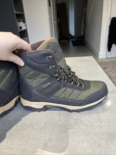 Hawke & Co Caribou Men’s Hiking Boot Shoes olive brown Size 12 Waterproof - Picture 4 of 9