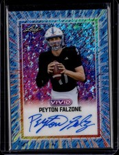 2025 Leaf Vivid #2/6 Blue Shimmer Peyton Falzone Auto