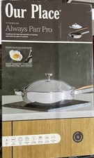 Our Place Titanium Always Pan Pro Chrome Stainless Steel 10.5" 1.48 QT