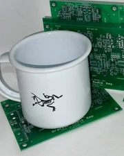 Arc'teryx Enamel Cup White Coffee Mug