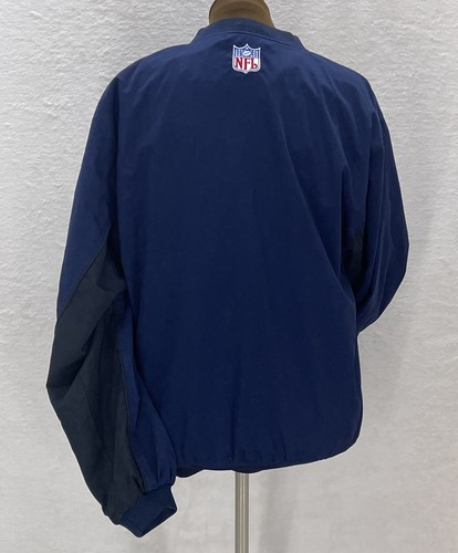 Reebok Dallas Cowboys Team Apparel Pullover “Coaches Flat” Jacket Mens XL NFL - Picture 3 of 14