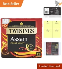 Assam Tea Bags 80 Count Strong and Mighty Full Flavored