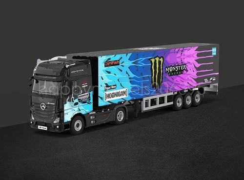 Modellino auto TM 1:64 Monster KPGC110 GT EVO Actros camion modellino pressofuso display - Foto 11 di 19
