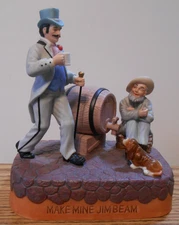 JIM BEAM 2003 "Make Mine Jim Beam" NEVER FILLED IAJBBSC DECANTER