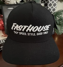 NWT Fasthouse Speed Style Good Times Hat  Cap OSFA Embroidered Snapback