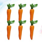  6 Pcs Künstliche Karotte Karotten Deko Karottendekoration Esstischdekoration