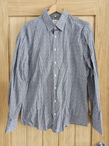 Camisa Haupt 1926 100% Algodón Hombre Talla XL 17 1/2 43/44 Cuello Camisa Colorida - Imagen 1 de 14