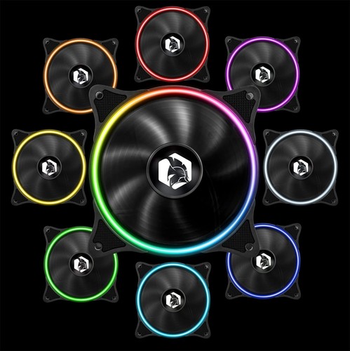 EMPIRE GAMING Ventola di Case per PC Gamer da 2x120 MM Flusso d aria elevato RGB - Zdjęcie 6 z 24