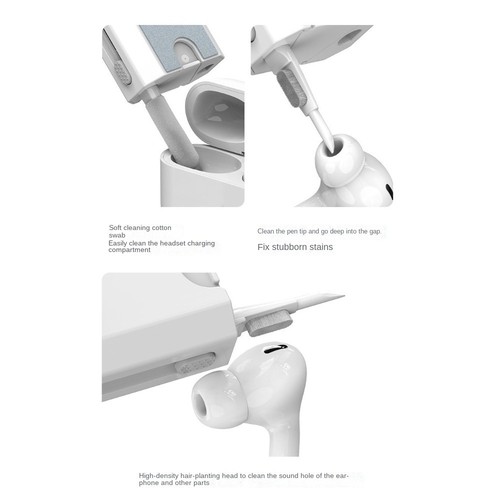 Keycap Puller Earphone Cleaning Brush For AirPods Computer Tablet Laptop - Afbeelding 8 van 15