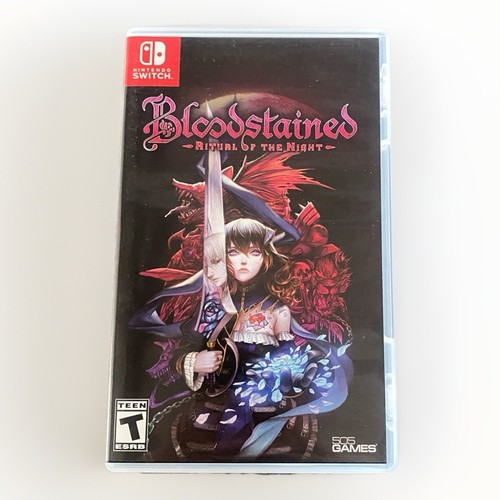 Bloodstained: Ritual of the Night Nintendo Switch Blood Stained Cartridge + Case