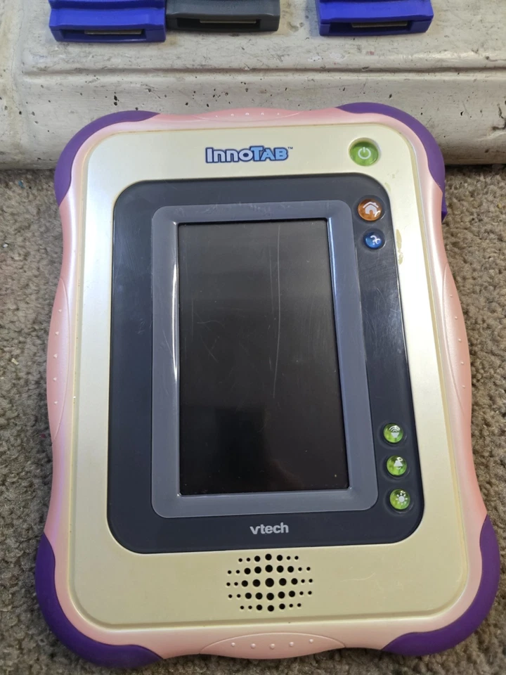 Sistema de Juego VTech InnoTAB con Estuche y 6 Juegos Probados Funcionando LEER Foto 2 de 4
