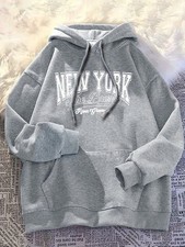 Hooded Sweatshirt Casual NEW YORK√