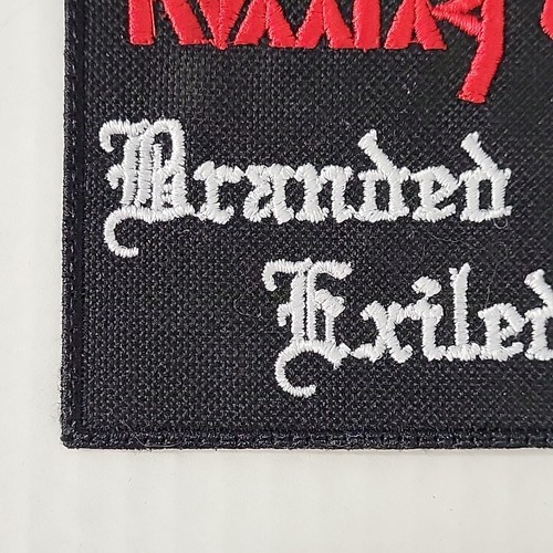 RUNNING WILD Branded and Exiled SMALL PATCH Embroidered Band Logo - Picture 6 of 6