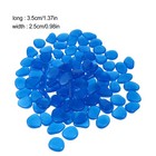 100 Pcs Decoration Aquarium Luminous Stone Fish Tank Rocks Stones