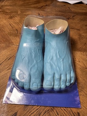 Imran Potato Caveman Slippers Blue Smurf(One Size Fits All) (A39)