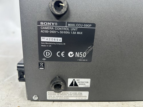 Sony Camera Control Unit CCU-590P - Picture 4 of 7
