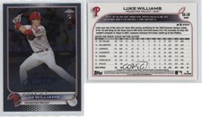 2022 Topps Chrome Rookie Auto Luke Williams #RA-LW Auto RC