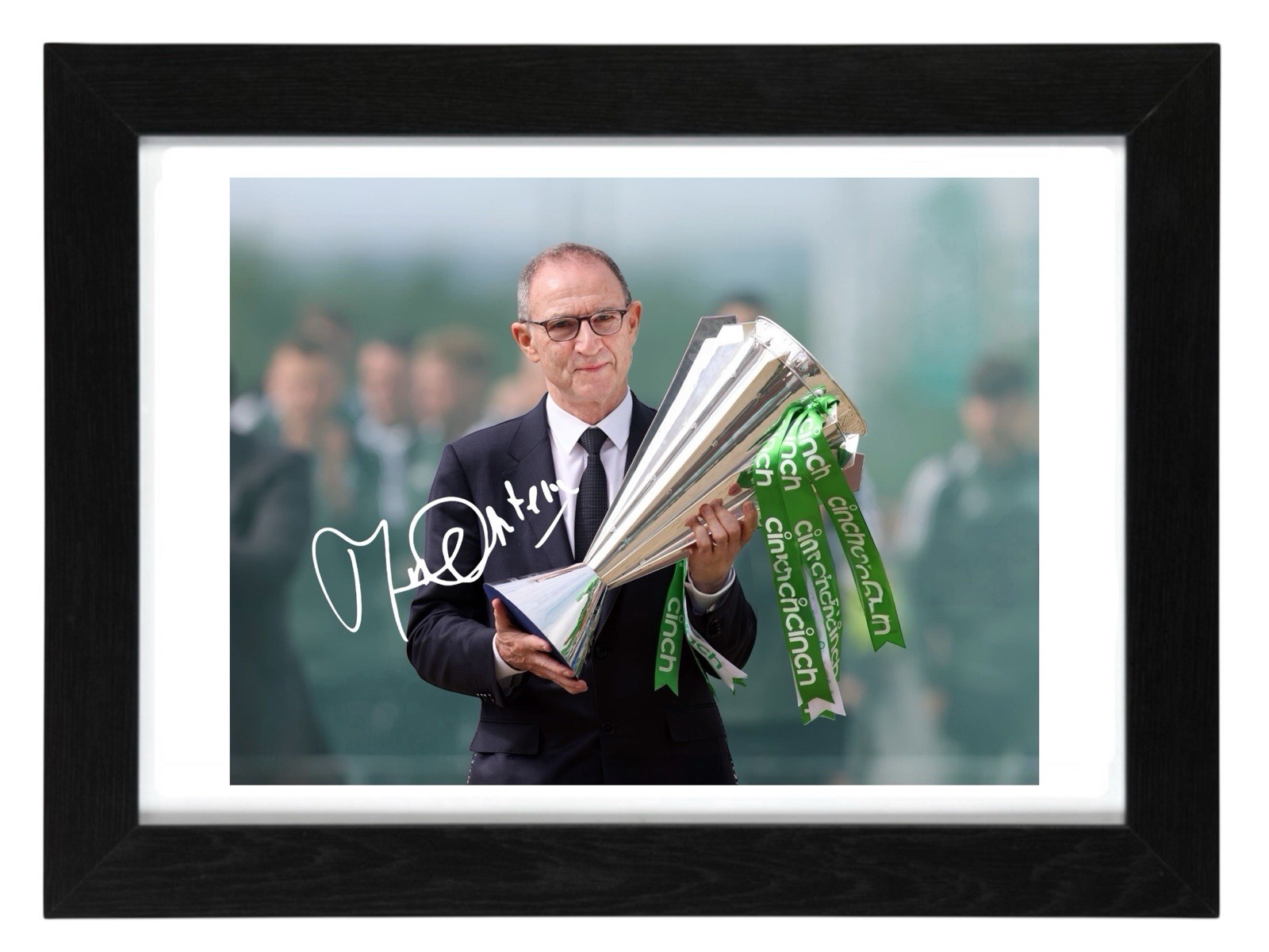 FOTO autógrafa firmada por Martin O Neil preimpresión 6x4/A4/enmarcada Celtic FC