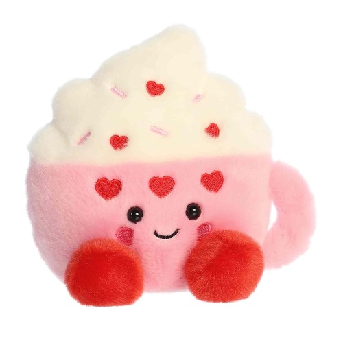 Aurora - Palm Pals - 5" Harper Heart Latte Heartwarming Stuffed Animal - Picture 2 of 5