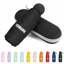 Yoobure Travel Umbrella Portable Compact Umbrellas, Pocket Mini for Purse, Um...