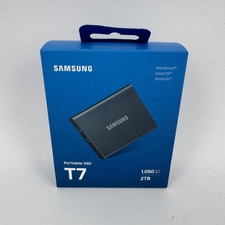 New Samsung T7 2TB Portable SSD MU-PC20T0T