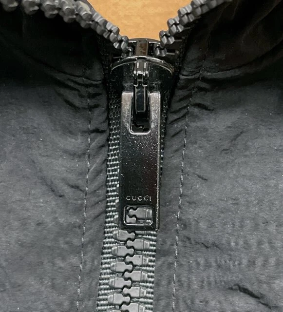 Gucci Jersey GG Eagle Print Jersey XS Track Jacket Marrone Nero 54553 Donna Uomo