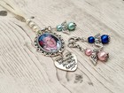 wedding bouquets photo memory charm personalised photo pendant memorial locket