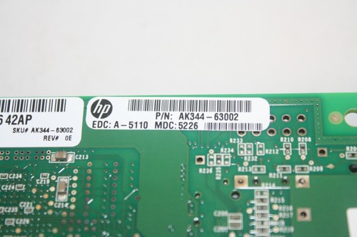 HP QLogic QLE2560-HP 8GB 1-Port Low Profile FC HBA 489190-001 AK344A w/ 1 SFP - Picture 4 of 4
