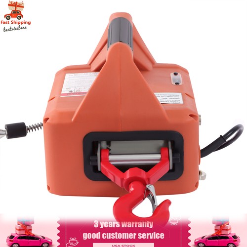 1500W Electric Hoist Winch 1100lbs Electric Winch Portable W/ Remote Control NEW - Picture 11 of 24