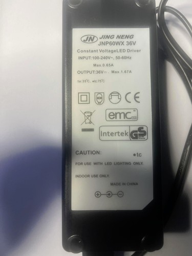 JING NENG JNP60WX-36VTrafo ERSATZTRAFO Treiber Netzteil Led STECKERNETZTEIL - Bild 2 von 3
