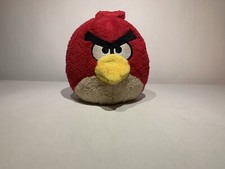 Angry Birds Red Bird Plush Plushie Commonwealth Rovio 6  No Sound