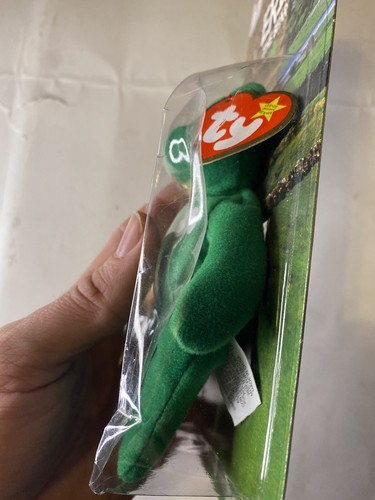 Erin The Bear - 1997 McDonalds Ty Beanie Baby w/ Rare Errors 1993 OakBrook  - Picture 3 of 5