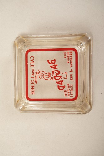 Bagdad Cafe and Lounge Seattle WA Ashtray (B4A-1/JSF6) Dick Budnick Broadway - Picture 2 of 10