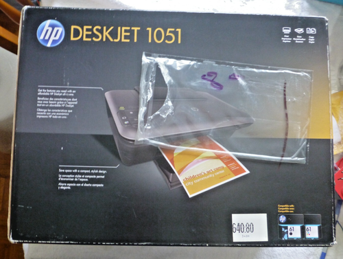 HP Deskjet 1051 All-In-One Inkjet Printer  NEW! - Picture 1 of 10