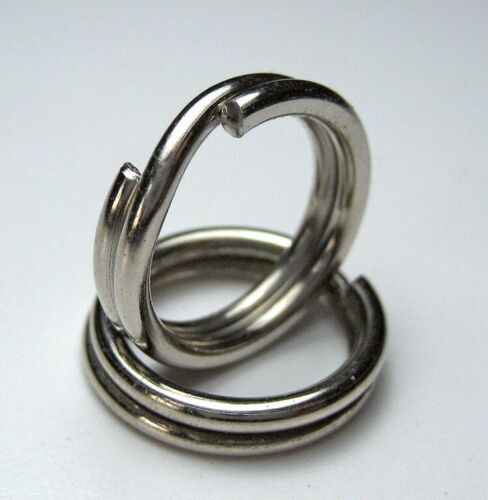 2 x 15mm EX Strong Stainless Steel Split Ring DogTag Craft Pliers Needed To Open - Picture 9 of 11