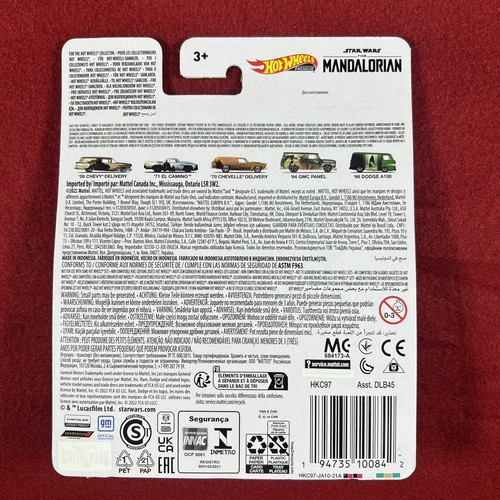 Hot Wheels Pop Culture Star Wars Mandalorian '66 Dodge A100 5/5 grün 2023 NEU - Bild 3 von 3
