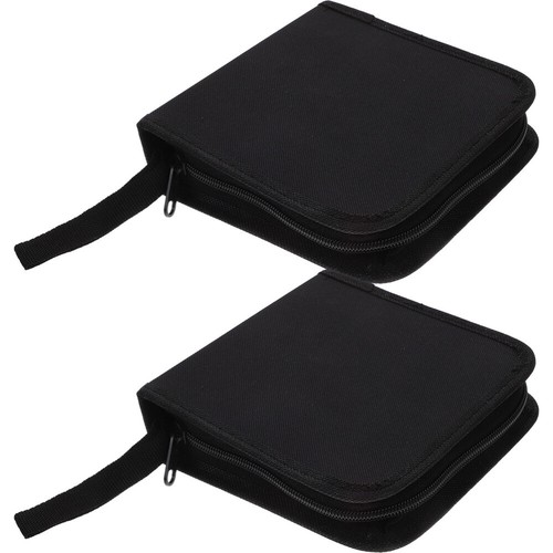 2Pcs DVD Case CD Case Holder Portable Organizer Protective DVD Disc Wallet - Afbeelding 6 van 12