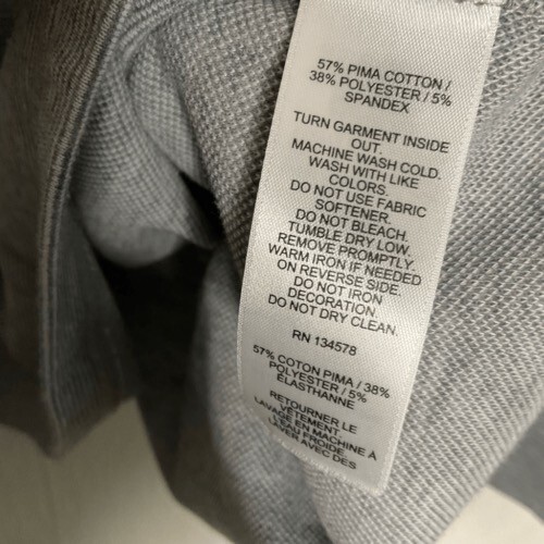 Neu ohne Etikett Vineyard Vines Salzwasser Herren Größe L grau gestreift 1/4-Reißverschluss Stehkragenpullover - Bild 3 von 10