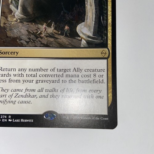 MTG March from the Tomb Battle for Zendikar 214/274 Regular Rare - Picture 3 of 8