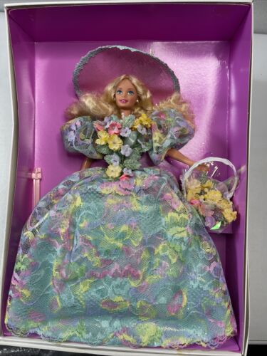 Bambocca Barbie Primavera Bouquet Collezione Stagioni Incantate 1994 Edizione Lmtd Nuova - Foto 6 di 8