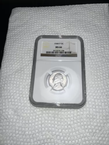 1944 P Jefferson Nickel MS66 NGC Certified