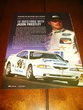 JOHN PRIESTLEY -CAR GUY- MUSTANG COBRA   ***ORIGINAL 1998 ARTICLE***