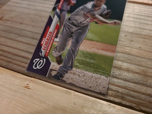 Actualización Topps Meijer 2020 púrpura #u-299 Max Scherzer Nationals con SP de seguimiento - Imagen 5 de 5